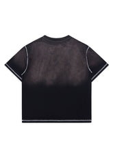 DIET STARTS MONDAY SL&D Splatter Tee-Black - Gravity NYC